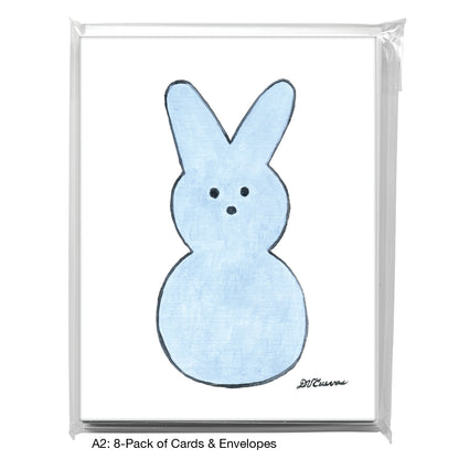 Peep - Blue, Greeting Card (8646)