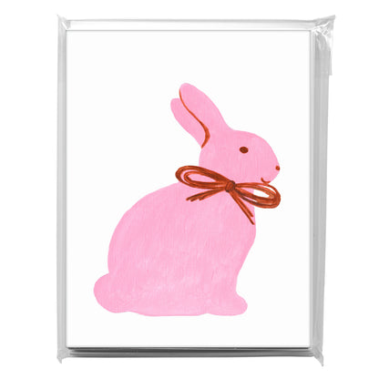 Bunny - Pink, Greeting Card (8649)