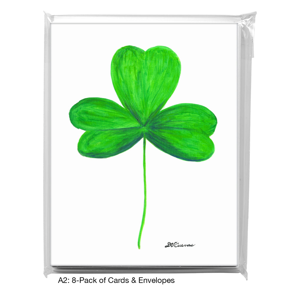 Irish Clover, Greeting Card (8652)