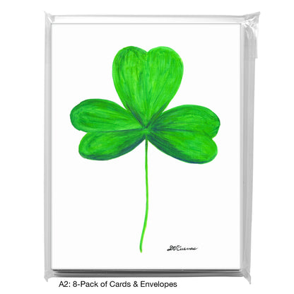 Irish Clover, Greeting Card (8652)