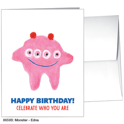 Monster - Edna, Greeting Card (8659B)