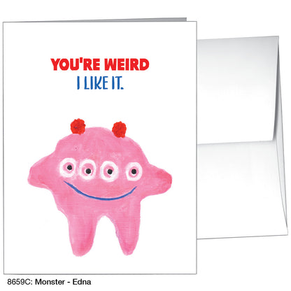 Monster - Edna, Greeting Card (8659C)