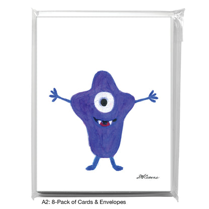 Monster - Janet, Greeting Card (8661)