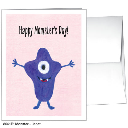 Monster - Janet, Greeting Card (8661B)