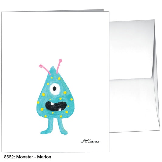 Monster - Marion, Greeting Card (8662)