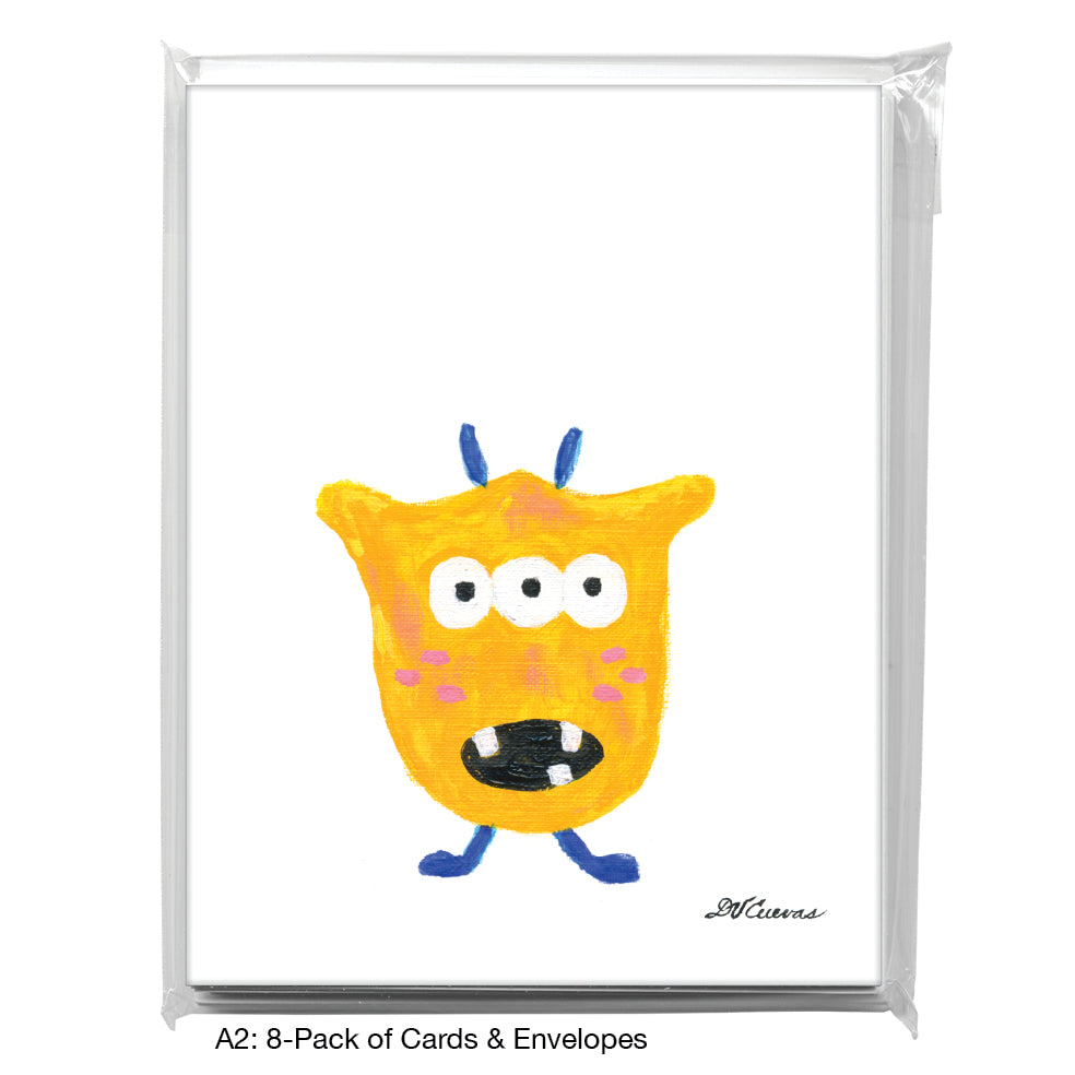 Monster - Yollie, Greeting Card (8667)