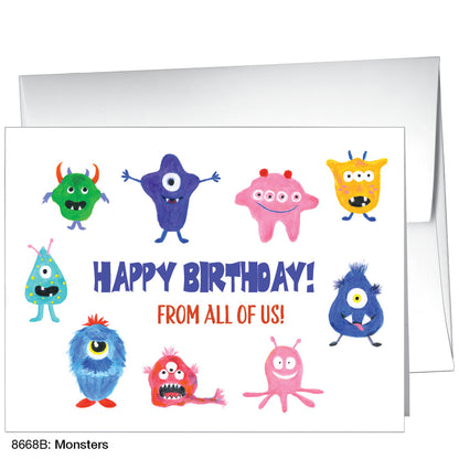 Monsters, Greeting Card (8668B)