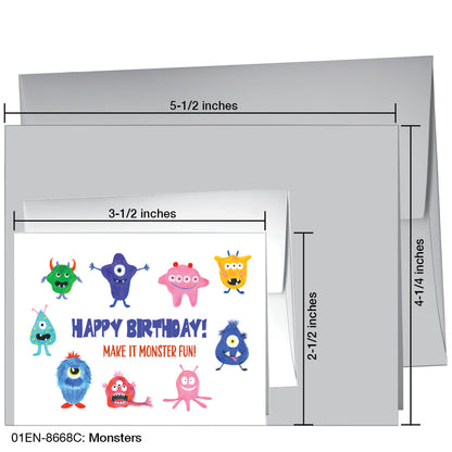 Monsters, Greeting Card (8668C)