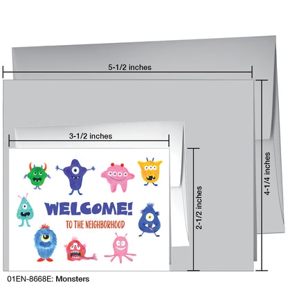 Monsters, Greeting Card (8668E)