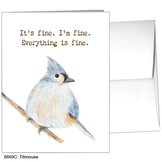 Titmouse, Greeting Card (8669C)