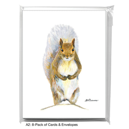 Squirrel in Thought, Greeting Card (8670)