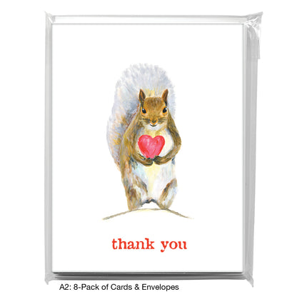 Squirrel in Thought, Greeting Card (8670D)