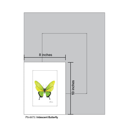 Iridescent Butterfly, Print (#8673)