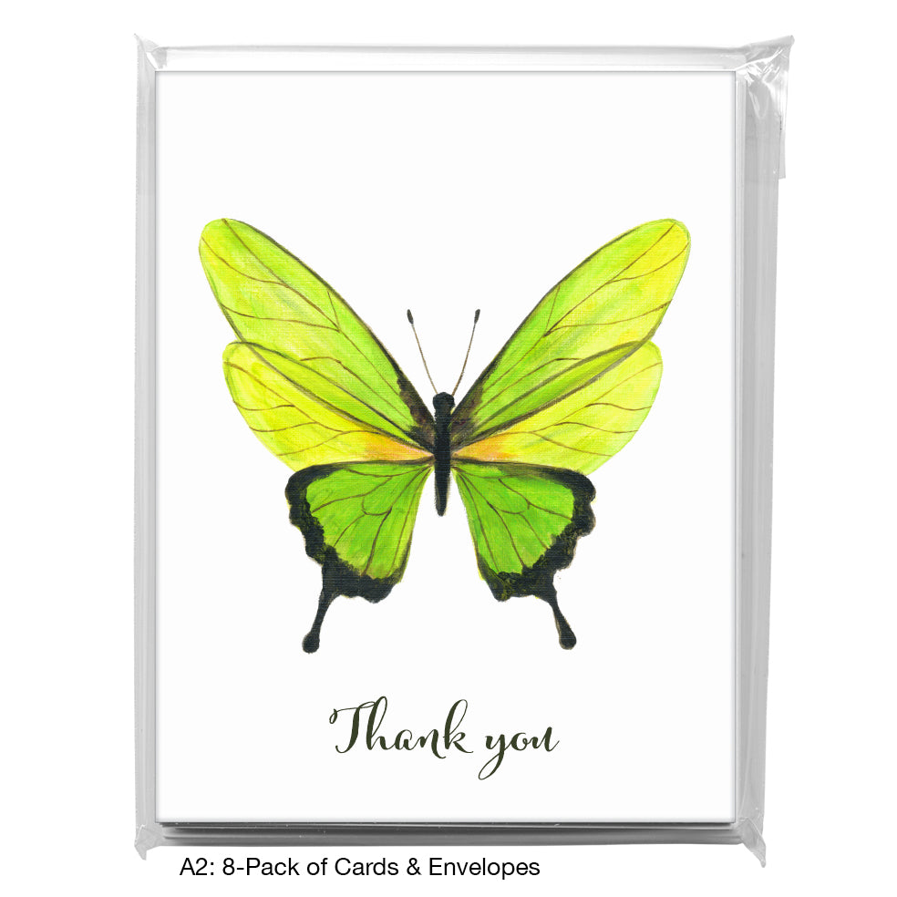 Iridescent Butterfly, Greeting Card (8673C)