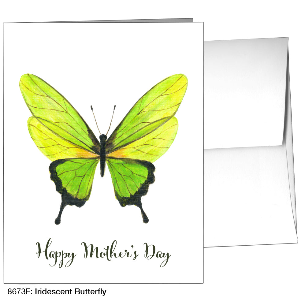 Iridescent Butterfly, Greeting Card (8673F)