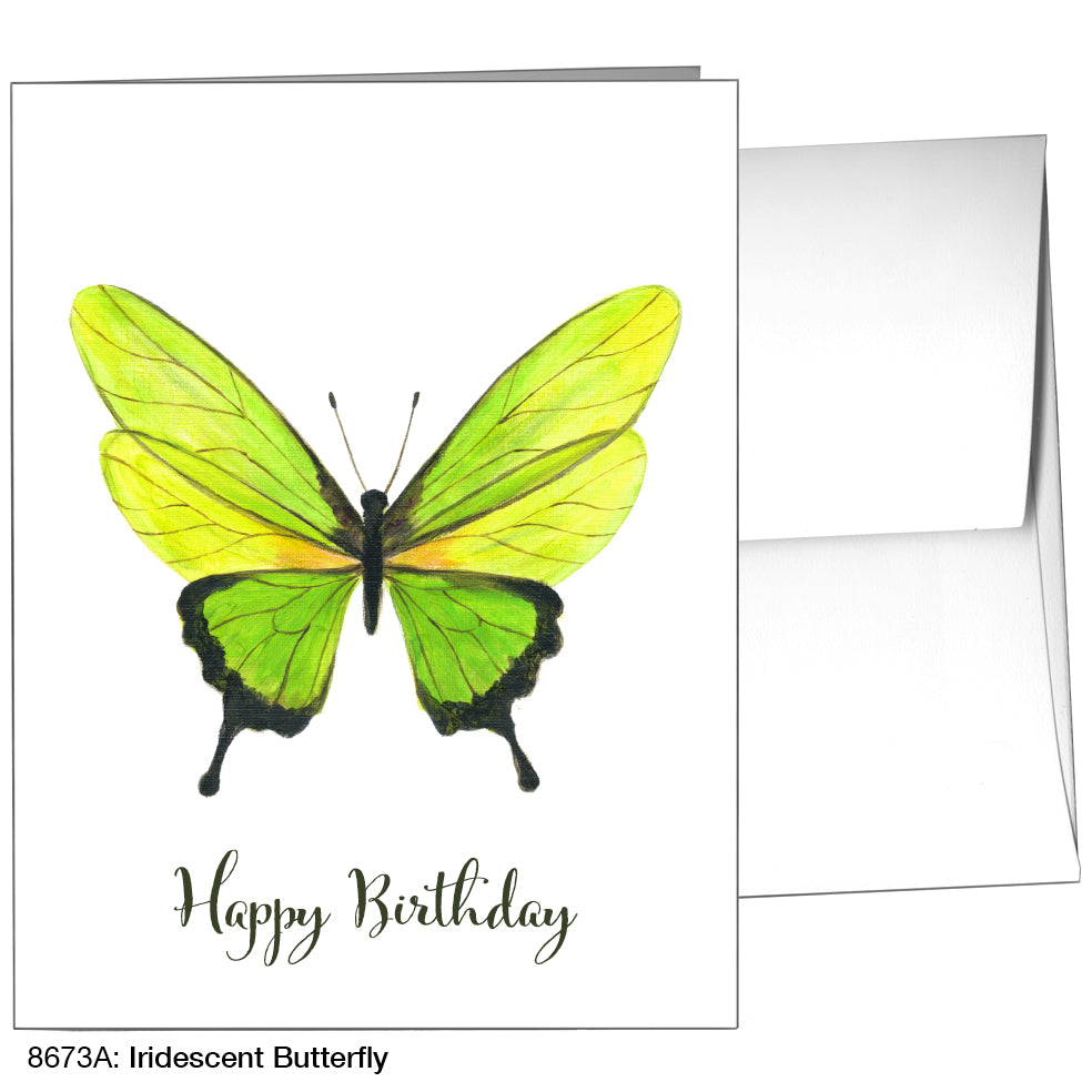 Iridescent Butterfly, Greeting Card (8673A)