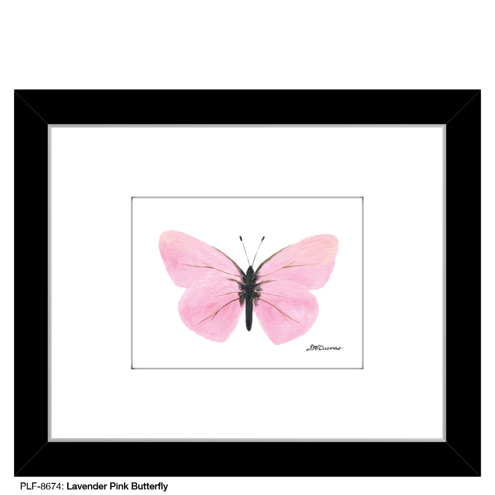 Lavender Pink Butterfly, Print (#8674)