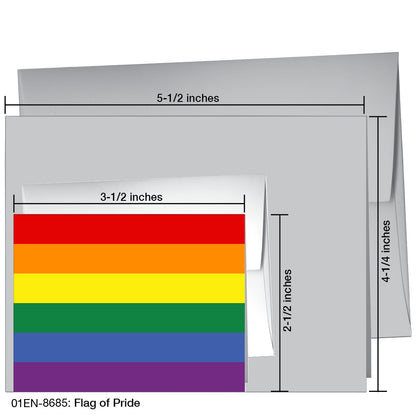 Flag of Pride, Greeting Card (8685)