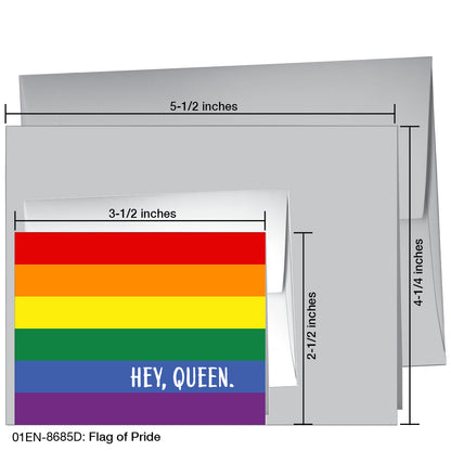 Flag of Pride, Greeting Card (8685D)