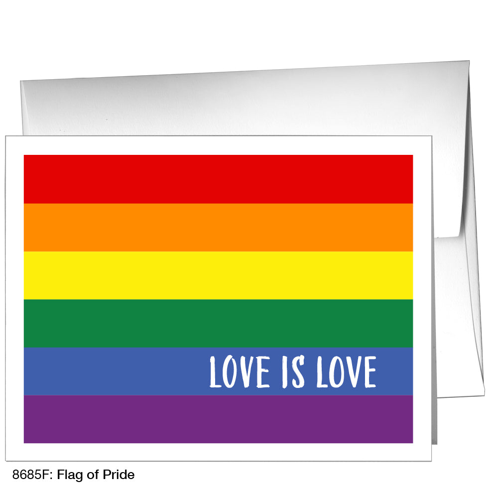 Flag of Pride, Greeting Card (8685F)