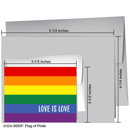 Flag of Pride, Greeting Card (8685F)