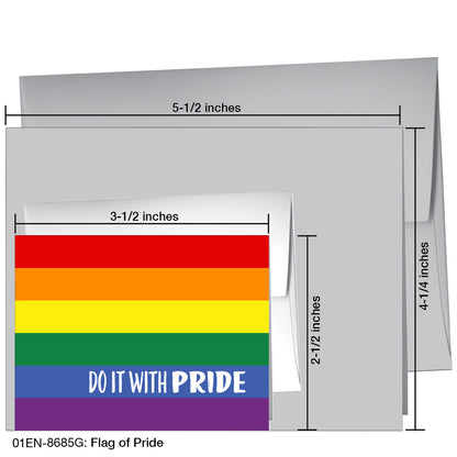 Flag of Pride, Greeting Card (8685G)