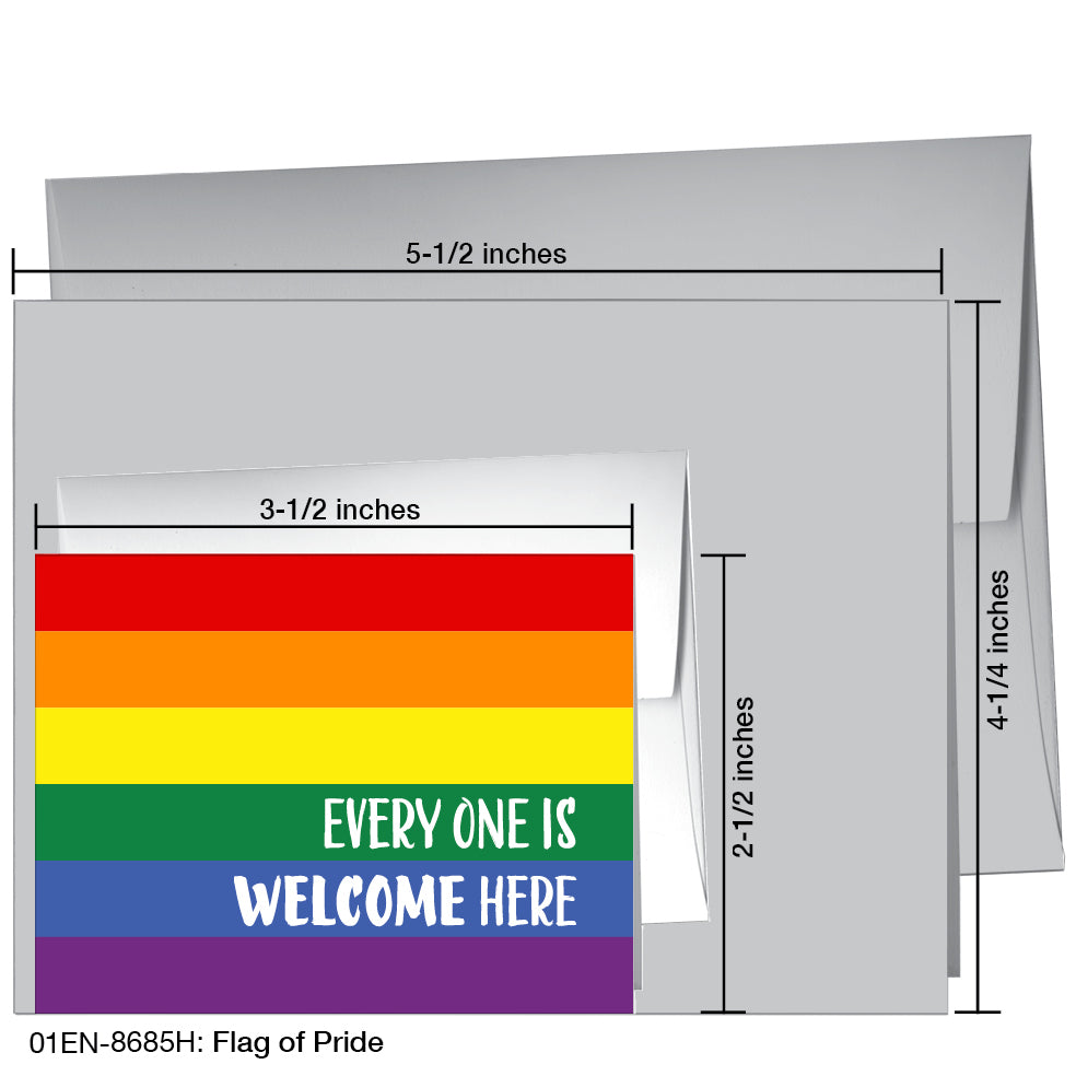 Flag of Pride, Greeting Card (8685H)