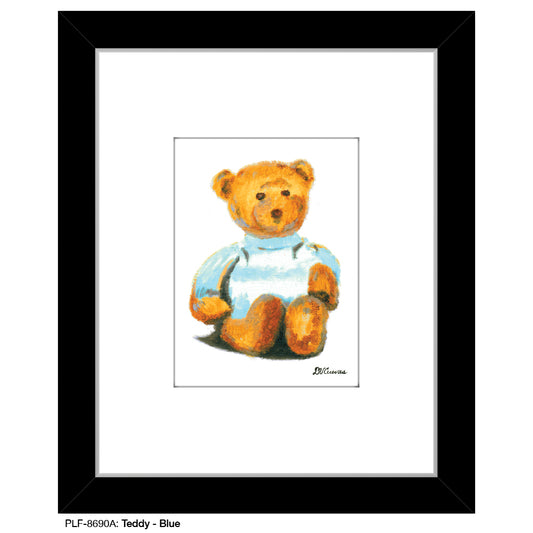 Teddy - Blue, Print (#8690A)