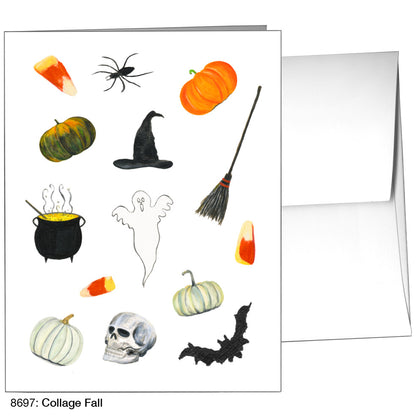 Collage Fall, Greeting Card (8697)