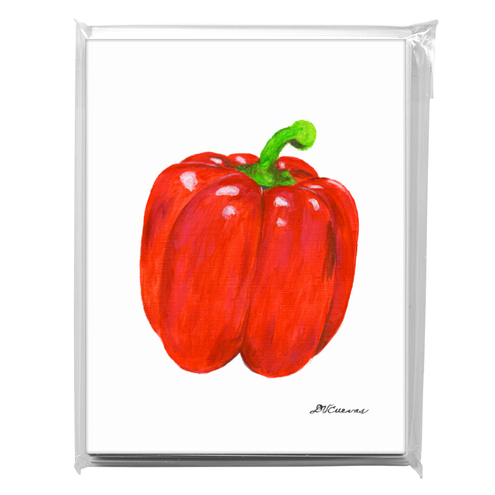 Bell Pepper Red, Greeting Card (8701)