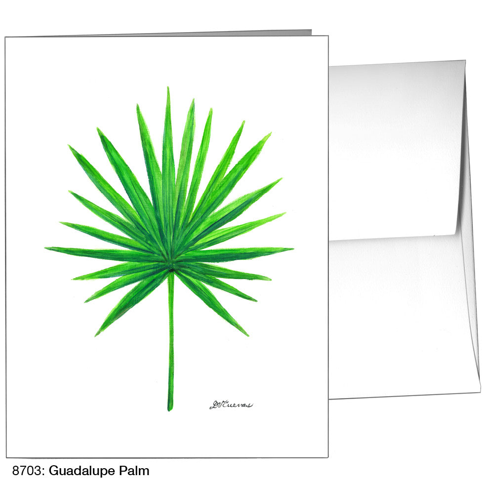 Guadalupe Palm, Greeting Card (8703)