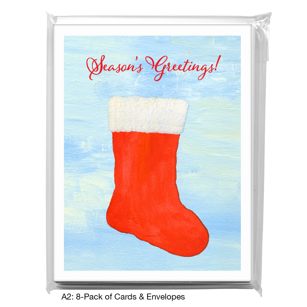 Holiday Stocking, Greeting Card (8704C)