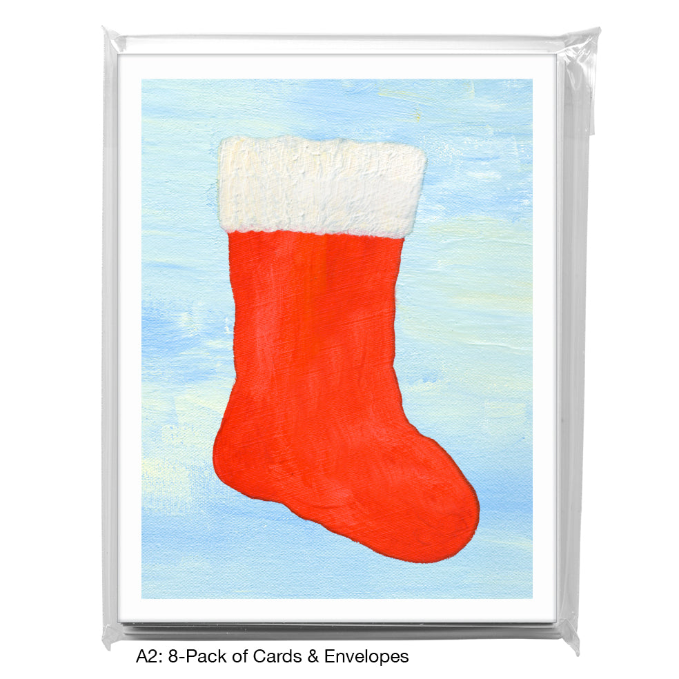 Holiday Stocking, Greeting Card (8704D)