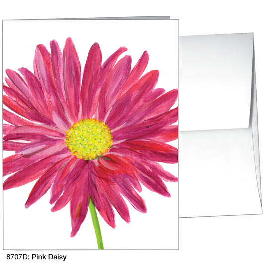 Pink Daisy, Greeting Card (8707D)