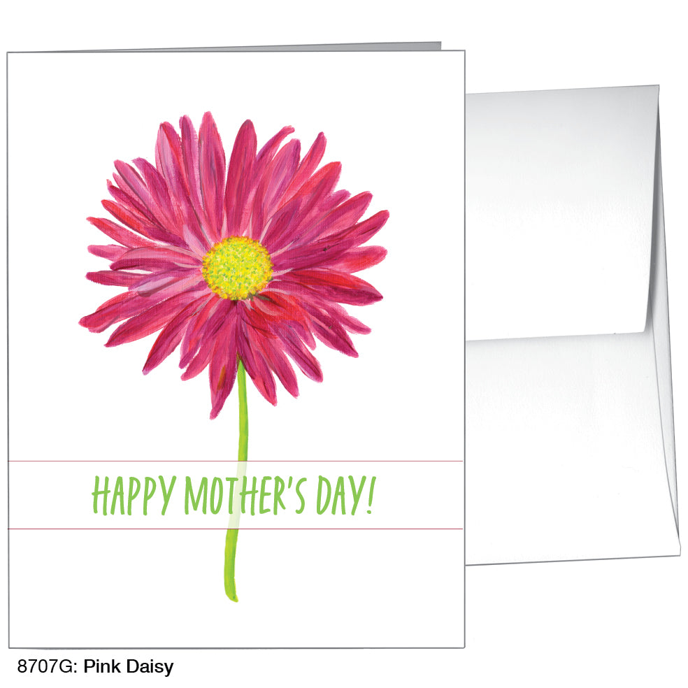 Pink Daisy, Greeting Card (8707G)