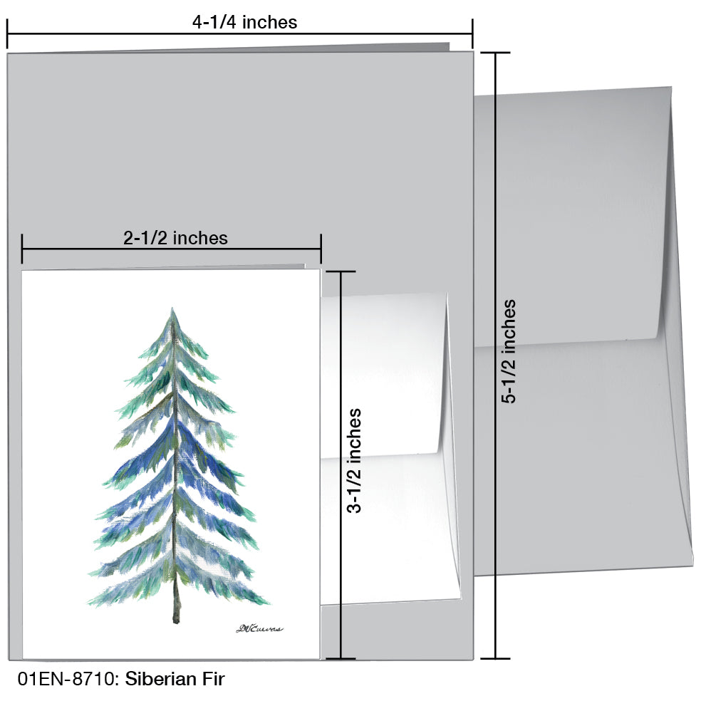 Siberian Fir, Greeting Card (8710)