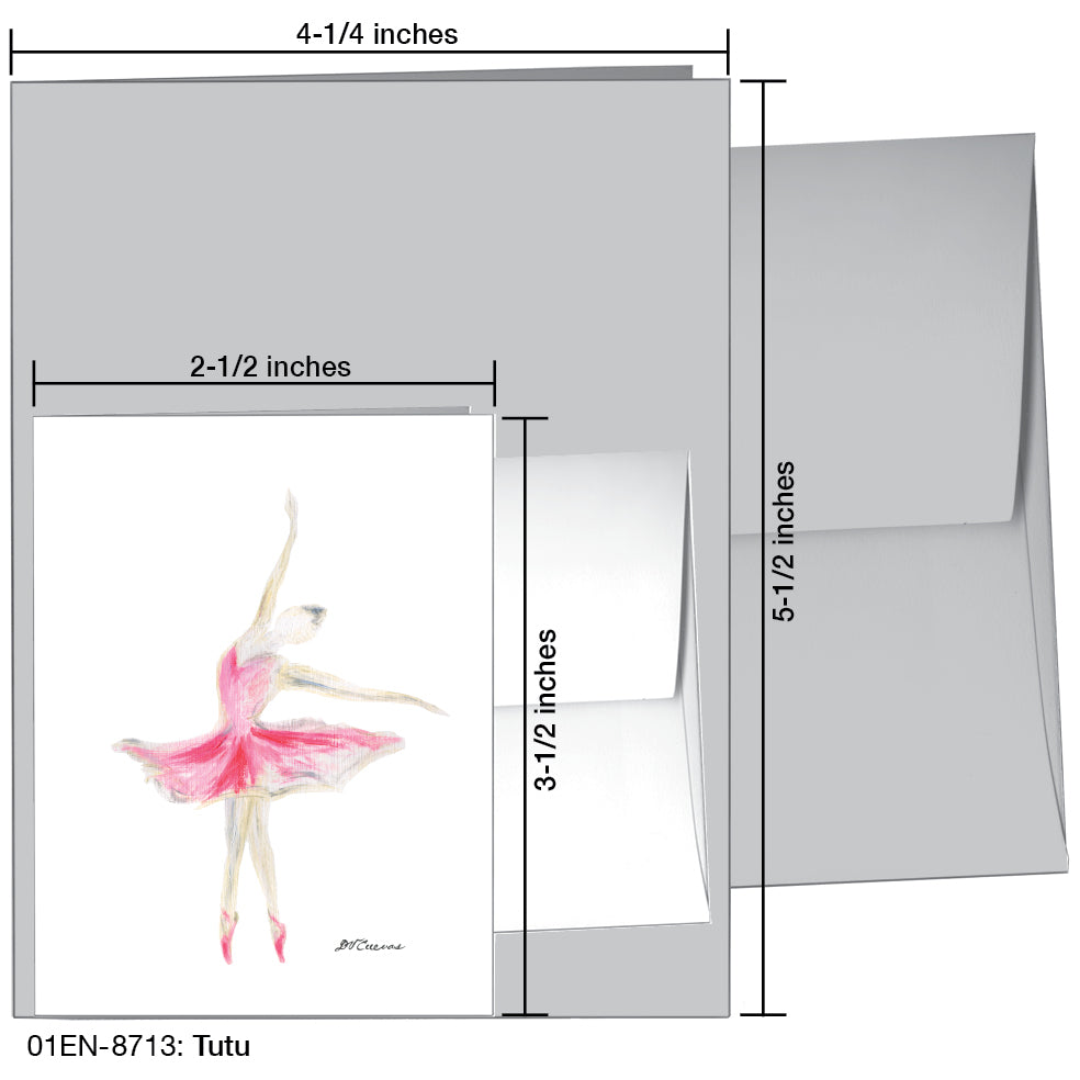 Tutu, Greeting Card (8713)