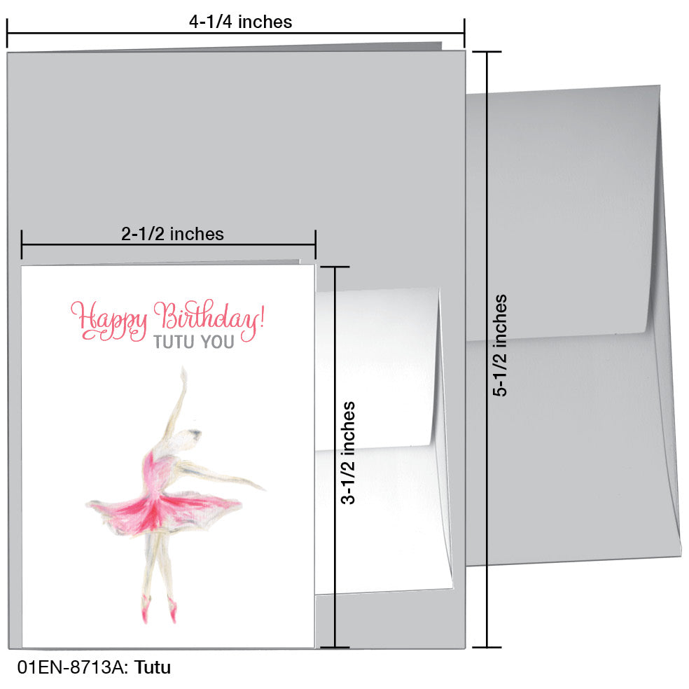 Tutu, Greeting Card (8713A)