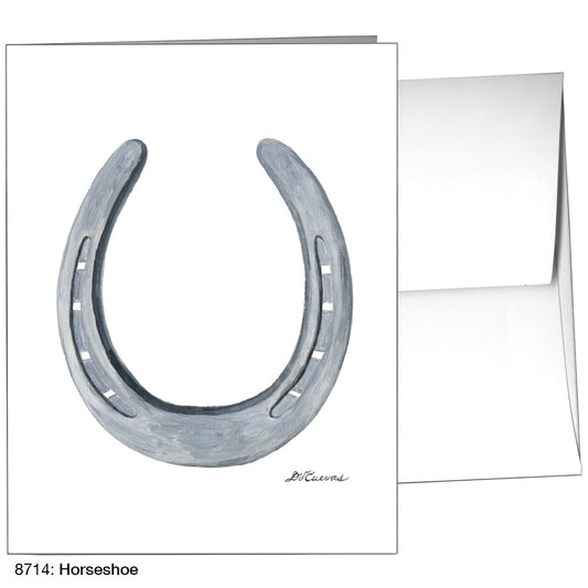 Horseshoe, Greeting Card (8714)