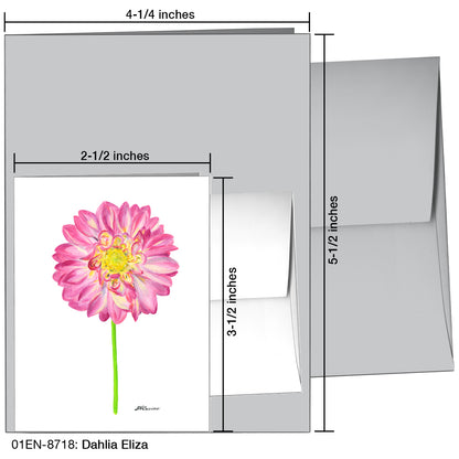 Dahlia Eliza, Greeting Card (8718)