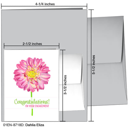 Dahlia Eliza, Greeting Card (8718D)