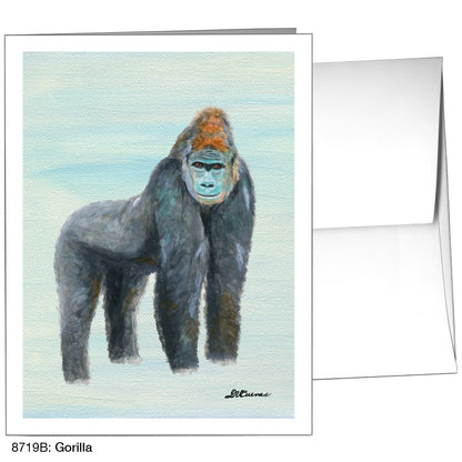 Gorilla, Greeting Card (8719B)