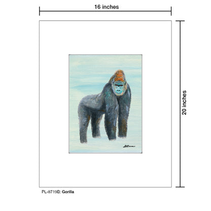 Gorilla, Print (#8719B)