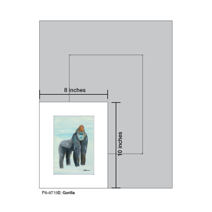 Gorilla, Print (#8719B)