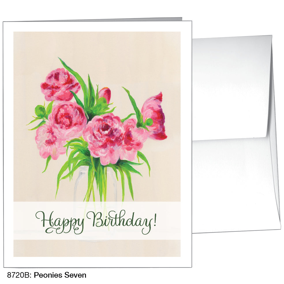 Peonies Seven, Greeting Card (8720B)