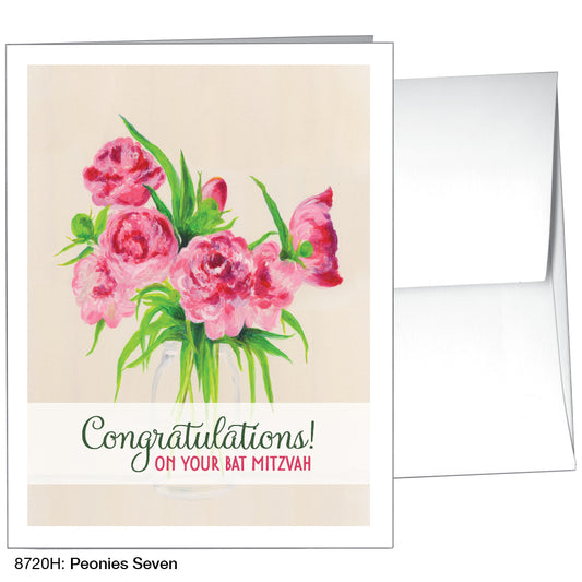 Peonies Seven, Greeting Card (8720H)