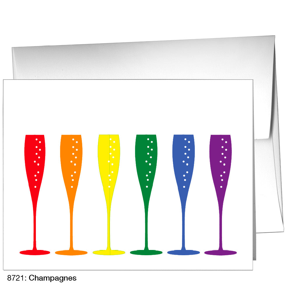 Champagnes, Greeting Card (8721)