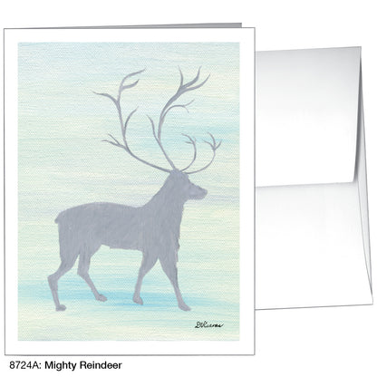 Mighty Reindeer, Greeting Card (8724A)