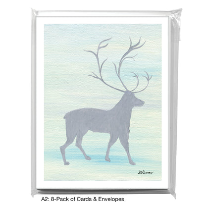 Mighty Reindeer, Greeting Card (8724A)