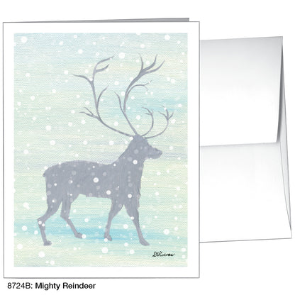 Mighty Reindeer, Greeting Card (8724B)